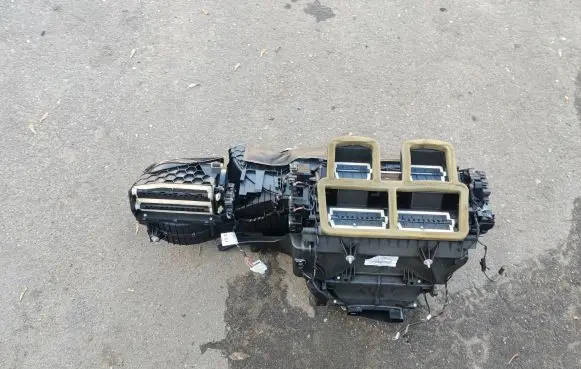 Interior heater climate box assembly
