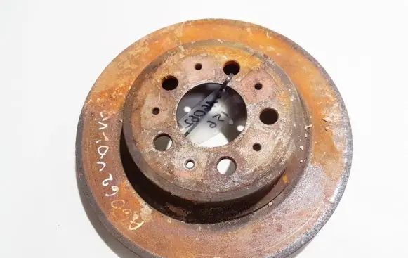 Volvo S80 Rear brake disc neventiliuojamas