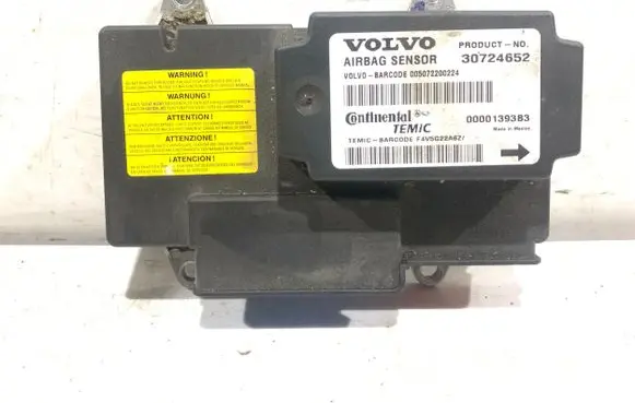 Volvo V50 Airbag control unit/module 30724652 00001393B3 005072200224