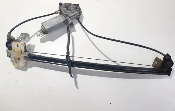 Sliding door window regulator with motor