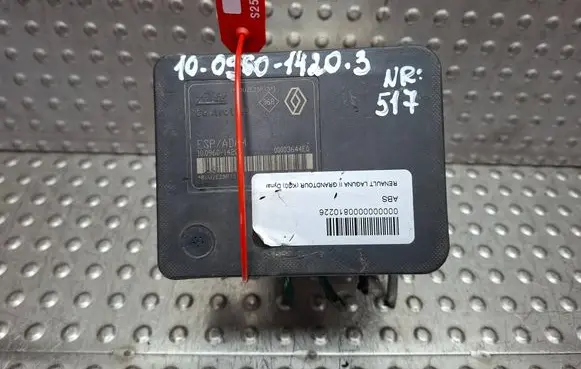 Renault Laguna II ABS control unit/module S25071517 8200183452B 10.0206-0062.4