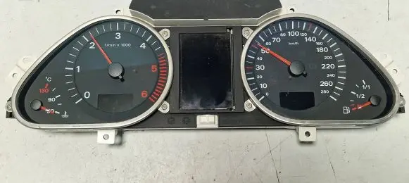 Audi A6 S6 C6 4F Speedometer (instrument cluster) 4F0920900S 503000731201 4F0910900A