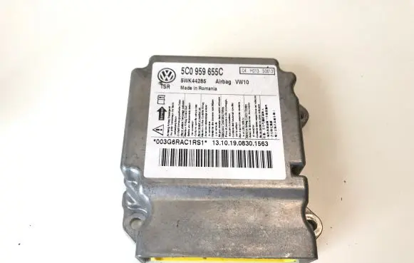 Volkswagen Golf Plus Airbag control unit/module 5C0959655C 5WK44285