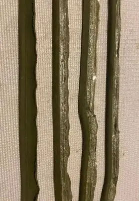 Mercedes-Benz W123 Front door rubber seal 