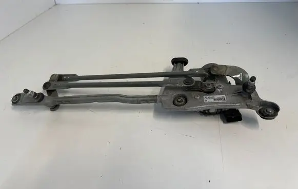 Front wiper linkage and motor