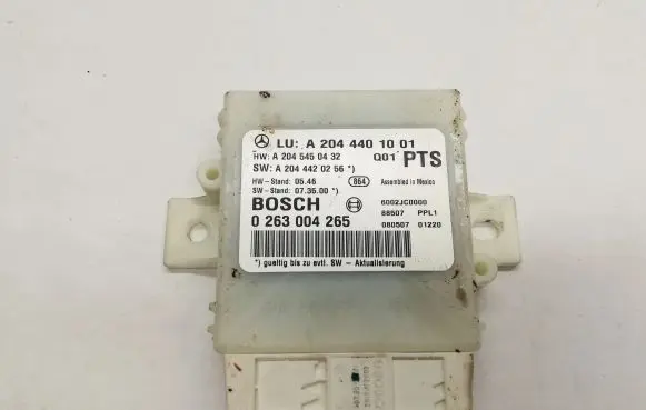 Mercedes-Benz C W204 Parking PDC control unit/module A2044401001