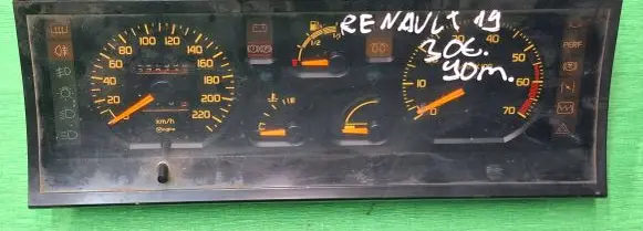 Renault 19 Speedometer (instrument cluster)