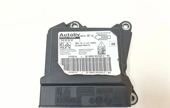 Peugeot 308 Airbag control unit/module 9807568180