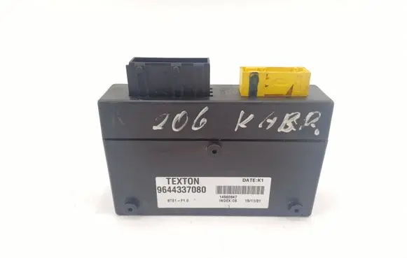 Peugeot 206 CC Convertible roof control unit 9644337080 14560847 BTF1F10