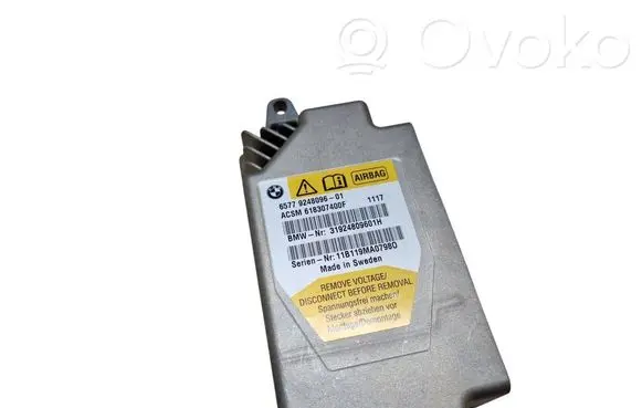 BMW 5 F10 F11 Airbag control unit/module 6577924809601 618307400F 31924809601H