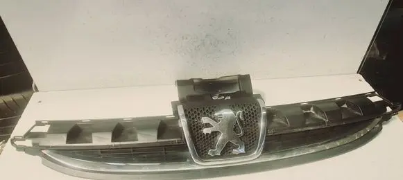 Peugeot 607 Front bumper upper radiator grill 9638052277 1854176016