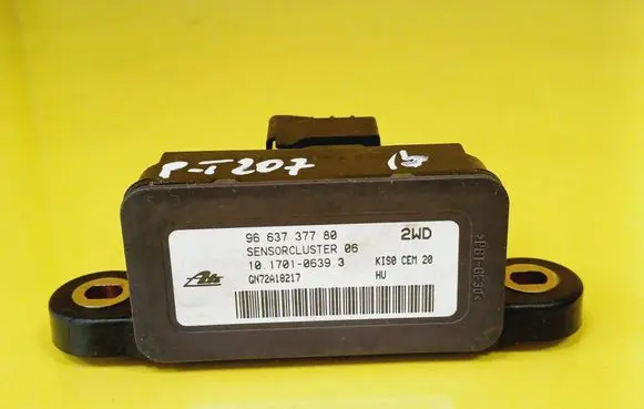 Peugeot 207 ESP acceleration yaw rate sensor 9663737780 10.170106393