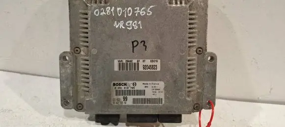 Peugeot 607 Engine control unit/module 0281010765 9644199680