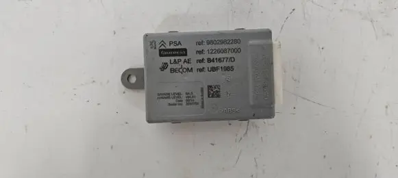 Peugeot 308 Seat control module 9802982280 1226087000