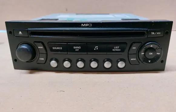 Peugeot 3008 I Radio/CD/DVD/GPS head unit 9666650677 6156D08V00 96666506XT