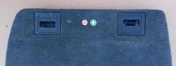 Opel Vectra C Trunk/boot lower side trim panel 315725069 ACA80303