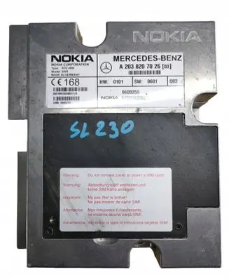 Mercedes-Benz C W203 Phone control unit/module 