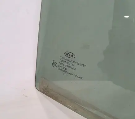 KIA Ceed Rear door window glass
