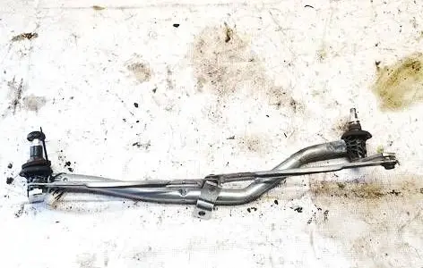 Front wiper linkage and motor