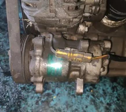 Peugeot 206 Air conditioning (A/C) compressor (pump) 6346506245