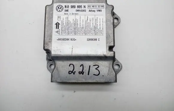 Volkswagen Golf V Airbag control unit/module 1K0909605N 5WK43413