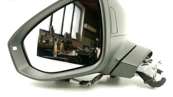 Volkswagen ID.7 Front door electric wing mirror 14A857507J CZARNY