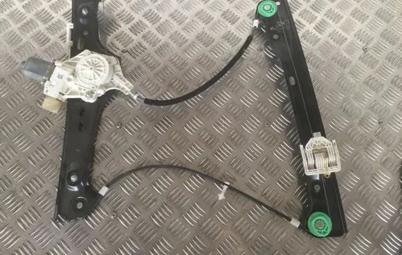 Front door window regulator with motor