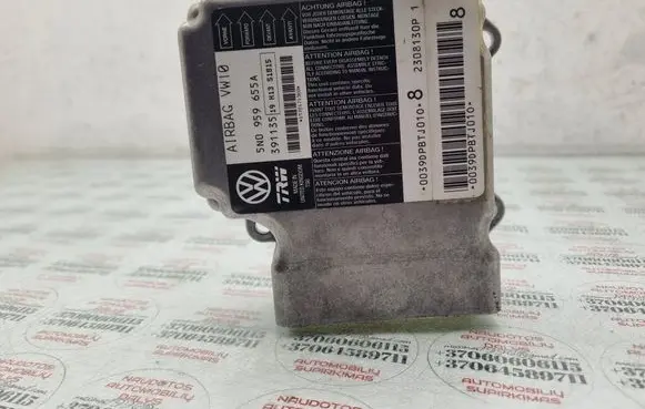 Volkswagen PASSAT B6 Airbag control unit/module 5N0959655A