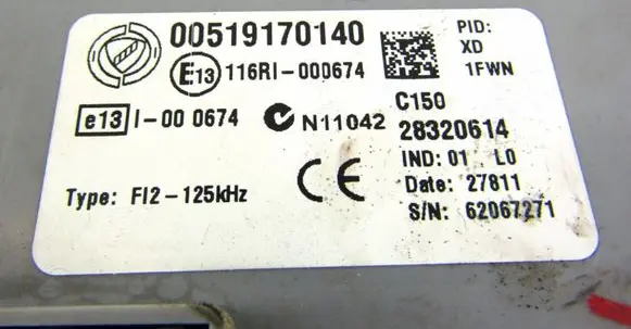 Fiat Doblo Fuse module 00519170140