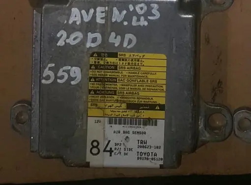 Toyota Avensis T250 Airbag control unit/module 8917005120 208623102