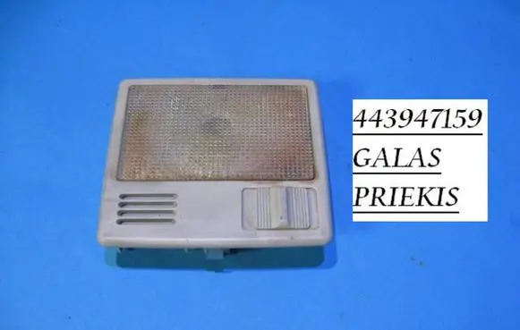 Audi A6 S6 C4 4A Rear seat light 443947159