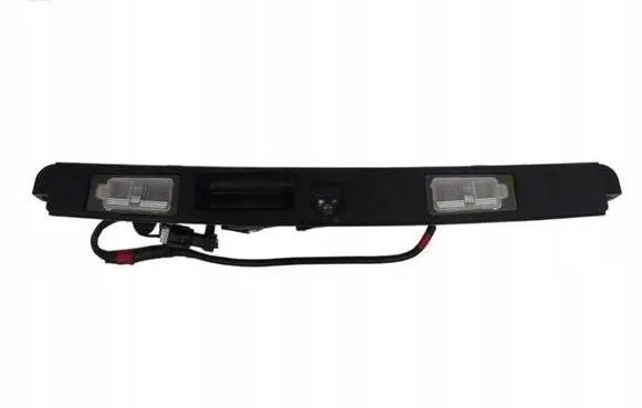 Trunk door license plate light bar