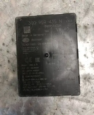 Keyless (KESSY) go control unit/module