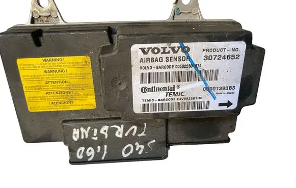 Volvo V50 Airbag control unit/module 30724652 00001393B3 005022301074