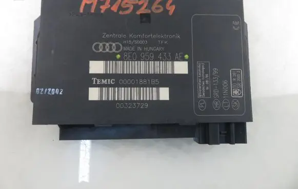 Audi A4 S4 B6 8E 8H Central body control module 8E0959433AE