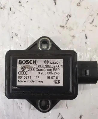Audi A6 S6 C5 4B ESP acceleration yaw rate sensor 8E0907637A 0265005245