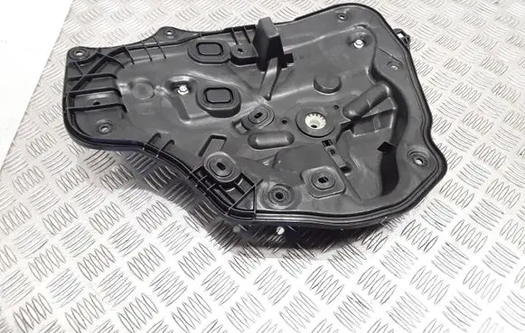 Rear window lifting mechanism without motor