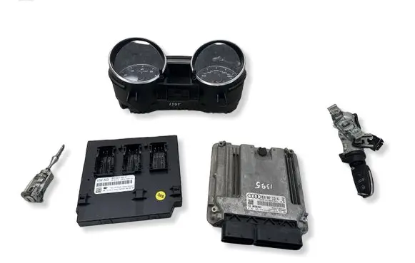 Maserati Levante Engine ECU kit and lock set 8J0907115AJ 0261S05348 8P0907063H