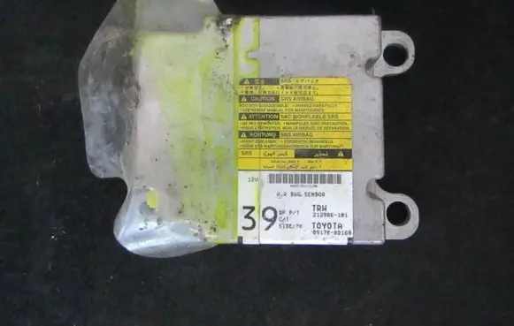 Toyota Yaris Airbag control unit/module 212986101 212986-101