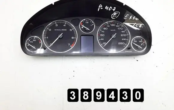 Peugeot 407 Speedometer (instrument cluster) 9658138080