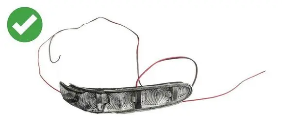 Mercedes-Benz ML W163 Mirror indicator light 