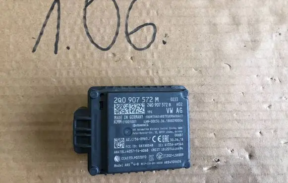 Volkswagen T-Roc Distronic sensor radar 2Q0907572M 2Q0907572B