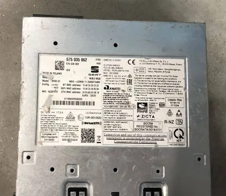 Seat Arona Radio/CD/DVD/GPS head unit 575035862