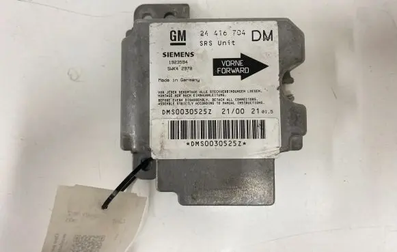 Opel Zafira A Airbag control unit/module 24416704 1923594 5WK42978