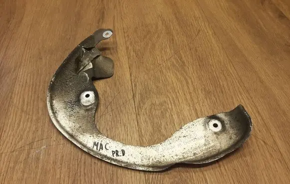 Porsche Macan (95B) Front brake disc dust cover plate 95B615312G