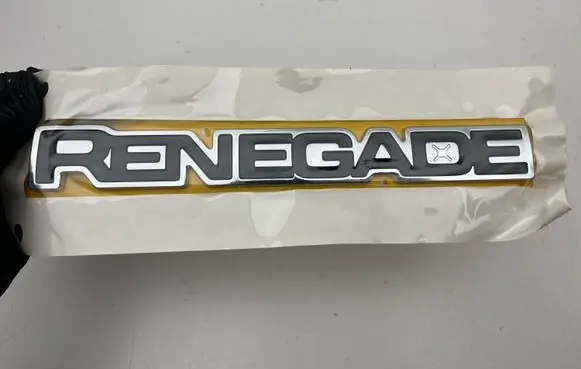 Jeep Renegade Manufacturers badge/model letters 68267207AA 0052005058