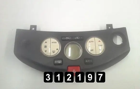 Nissan Micra Climate control unit 503722-3610