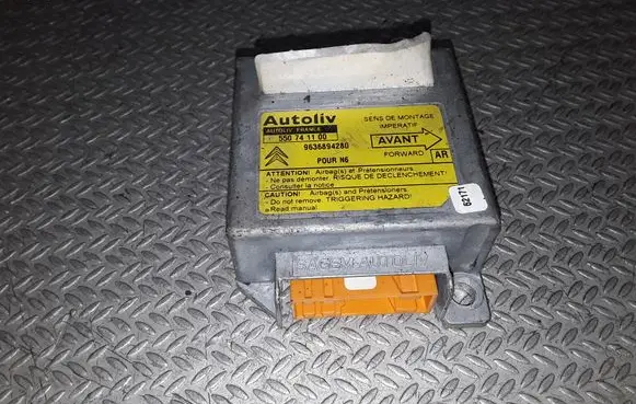 Citroen Xsara Airbag control unit/module 550741100 9636894280