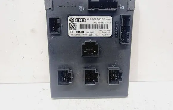 Audi A6 C7 Comfort/convenience module 4H0907063CGZ00 4H0907063CG 4H0907063BF