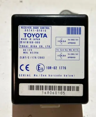 Toyota Corolla Verso AR10 Door control unit/module 897410F010 168060105 61B168000